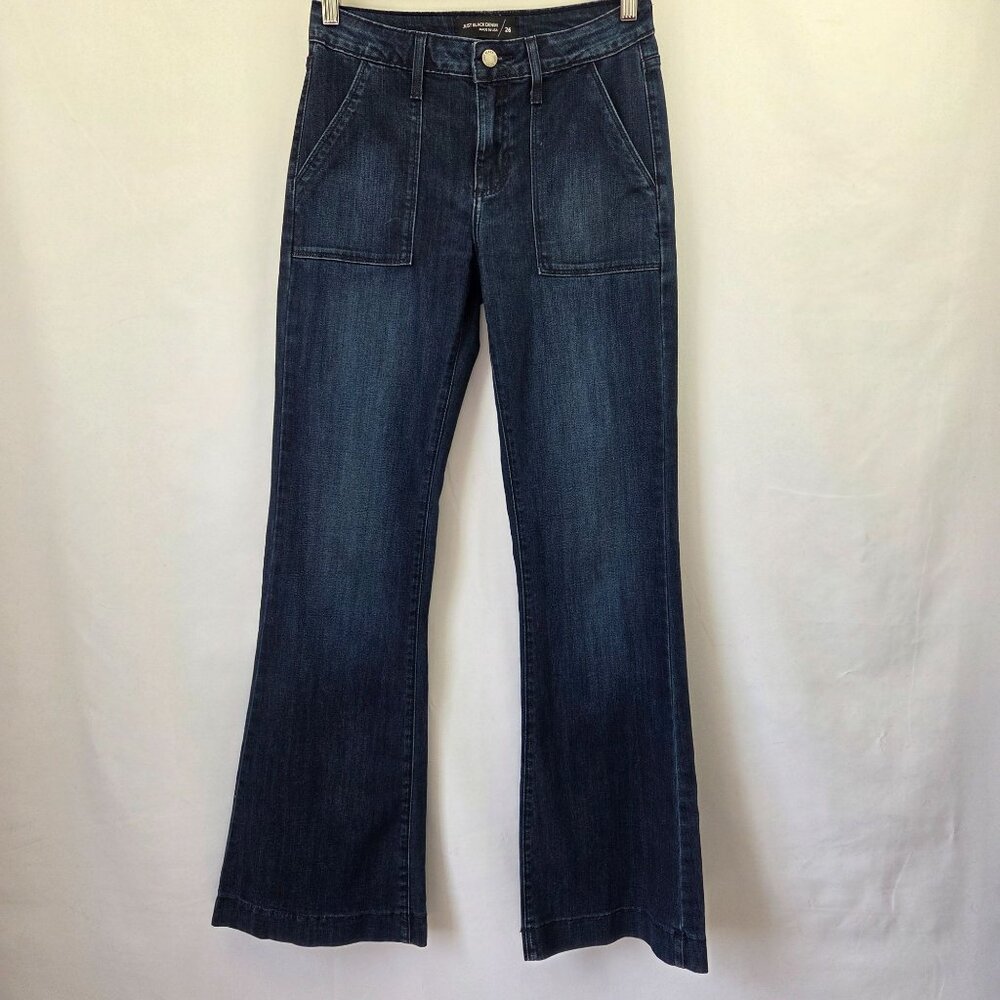 Just Black Dark Blue Flare Jeans